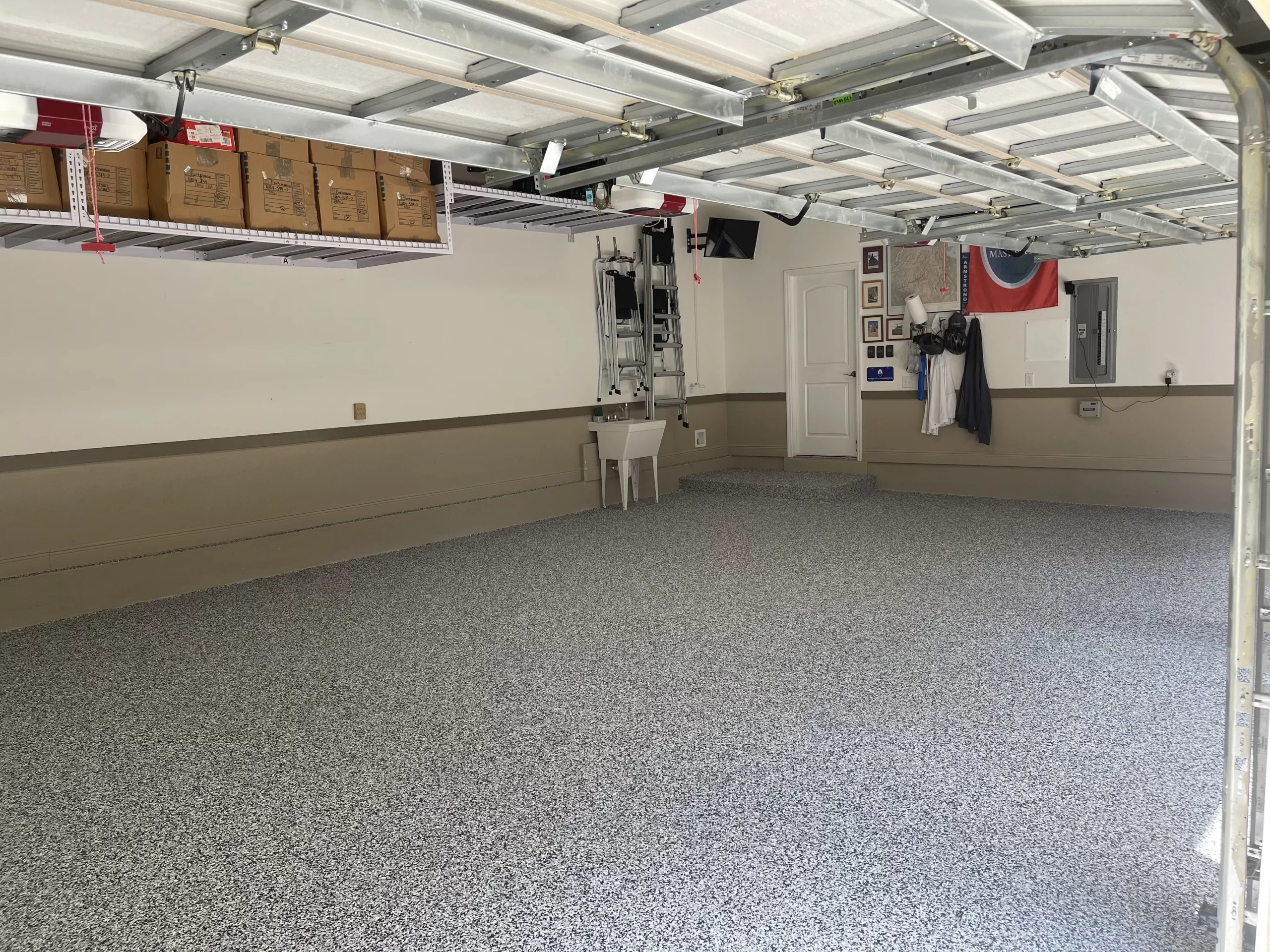 residential epoxy garage floor